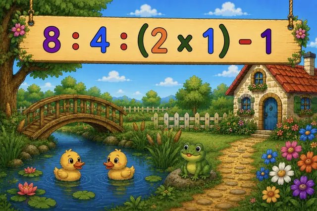 Matematická hádanka: Spočítejte 8 : 4 : (2 x 1) − 1. Máte na to 10 vteřin